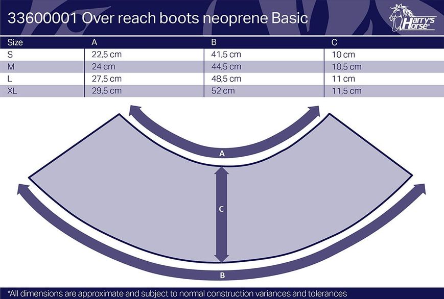 Кобури неопрен Basic Harry's Horse для ніг коня 33600001-4 фото