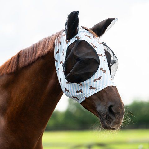 Маска від мух Супержук Stable buddy , QHP 5689 фото