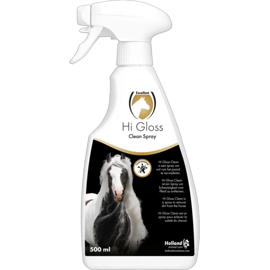 Засоби для виведення плям для світлої шерсті Hi Gloss Clean для коней, Hofman animal care HIGL50500 фото