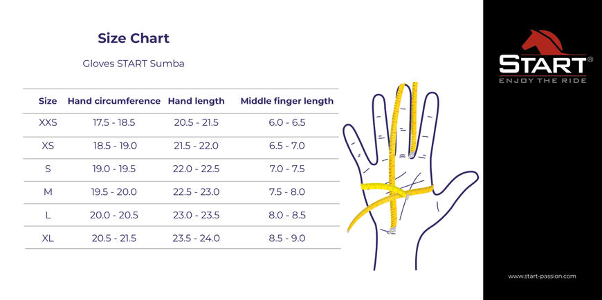 Рукавички START Sumba для верхової їзди 11410018-3 фото