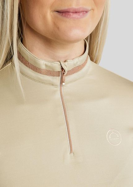 MoGlenda Thermo лонгслів із тасьмою кольору &laquo;рожеве золото&raquo; (Rosegold Caviar)
на комірі та застібкою-блискавкою кольору &laquo;рожеве золото&raquo; , Montar PL2532 фото