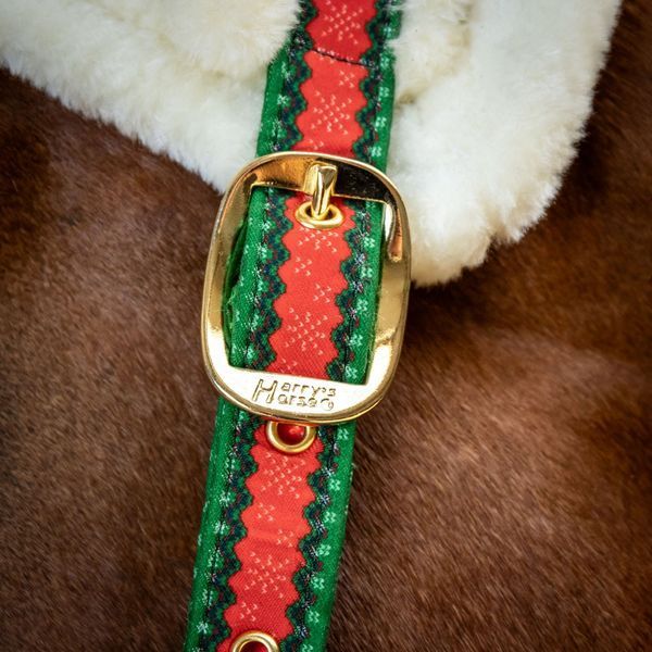 Недоуздок з чомбуром та вушками Christmas, Harry's Horse 31000056 фото
