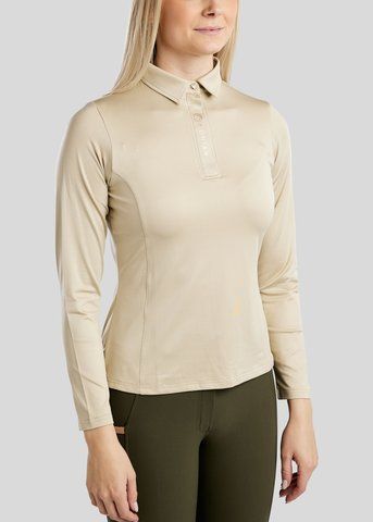 Футболка-поло з довгими рукавами MoSusan W. Логотип Rosegold , Montar PL2534 фото